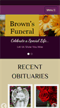 Mobile Screenshot of brownsfuneralserviceinc.com